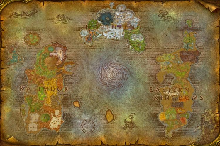 魔兽世界sf：《世界RPG》地图勾勒魔兽世界