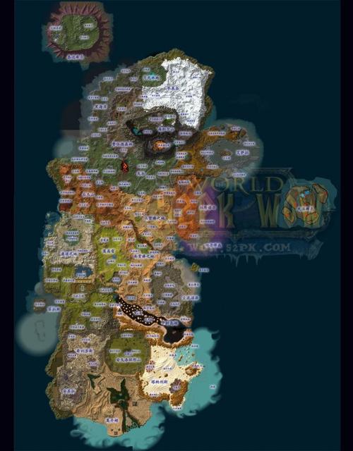 魔兽世界sf：《世界RPG》地图勾勒魔兽世界